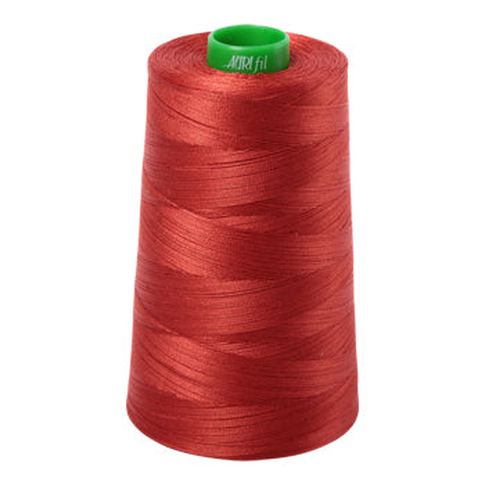Aurifil embroidery thread spool in Pumpkin Spice (2395) - 40wt 4700m