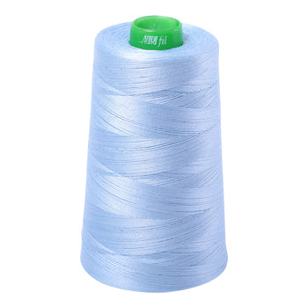 Aurifil embroidery thread spool in Robins Egg (2715) - 40wt 4700m
