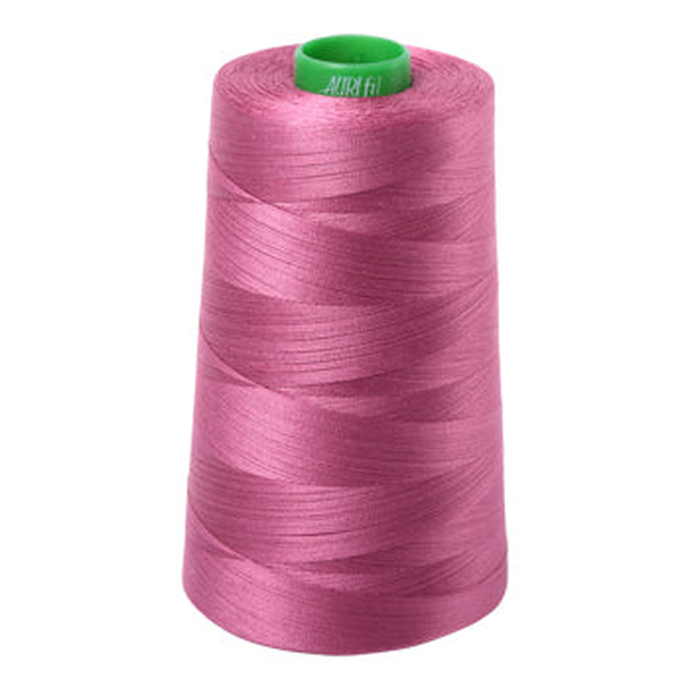 Aurifil embroidery thread spool in Rose (2450) - 40wt 4700m