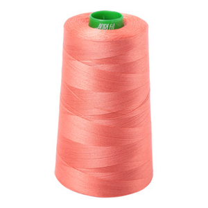 Aurifil embroidery thread spool in Salmon (2225) - 40wt 4700m