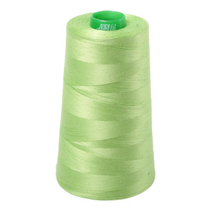 Aurifil embroidery thread spool in Shining Green (5017) - 40wt 4700m