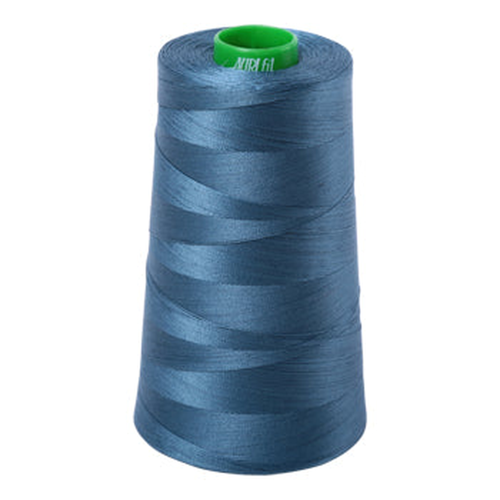 Aurifil embroidery thread spool in Smoke Blue (4644) - 40wt 4700m