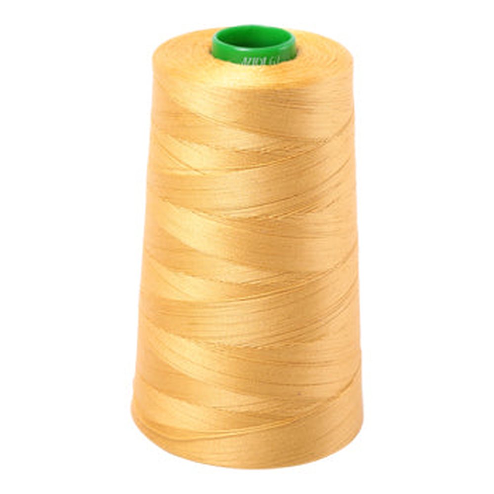 Aurifil embroidery thread spool in Spun Gold (2134) - 40wt 4700m