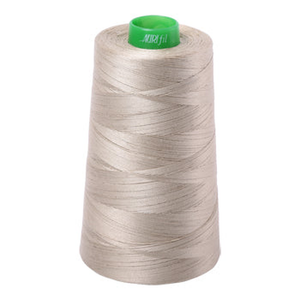 Aurifil embroidery thread spool in Stone (2324) - 40wt 4700m
