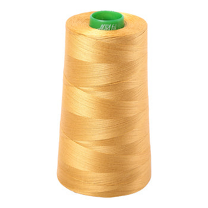 Aurifil embroidery thread spool in Tarnished Gold (2132) - 40wt 4700m
