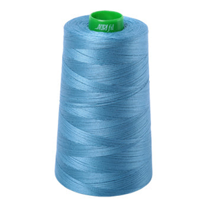 Aurifil embroidery thread spool in Teal (2815) - 40wt 4700m