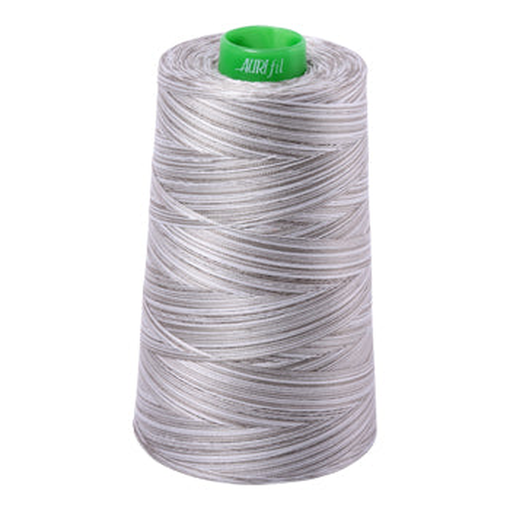 Aurifil embroidery thread spool in Silver Fox (4670) - 40wt 4700m