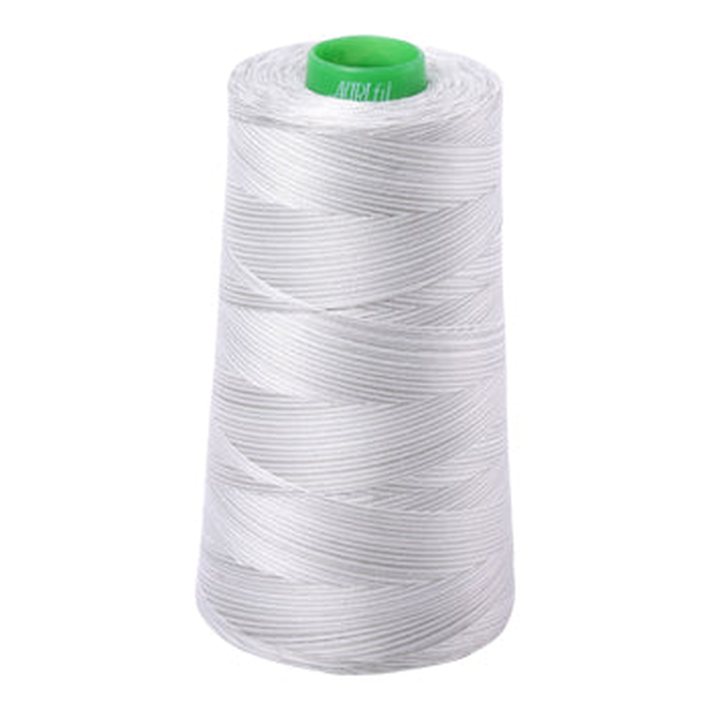 Aurifil embroidery thread spool in Silver Moon (4060) - 40wt 4700m