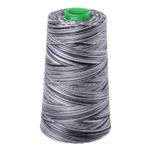 Aurifil embroidery thread spool in Varigated Graphite (4665) - 40wt 4700m