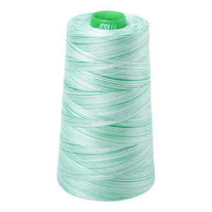 Aurifil embroidery thread spool in Varigated Mint Julep (4661) - 40wt 4700m