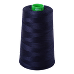 Aurifil embroidery thread spool in Very Dark Navy (2785) - 40wt 4700m