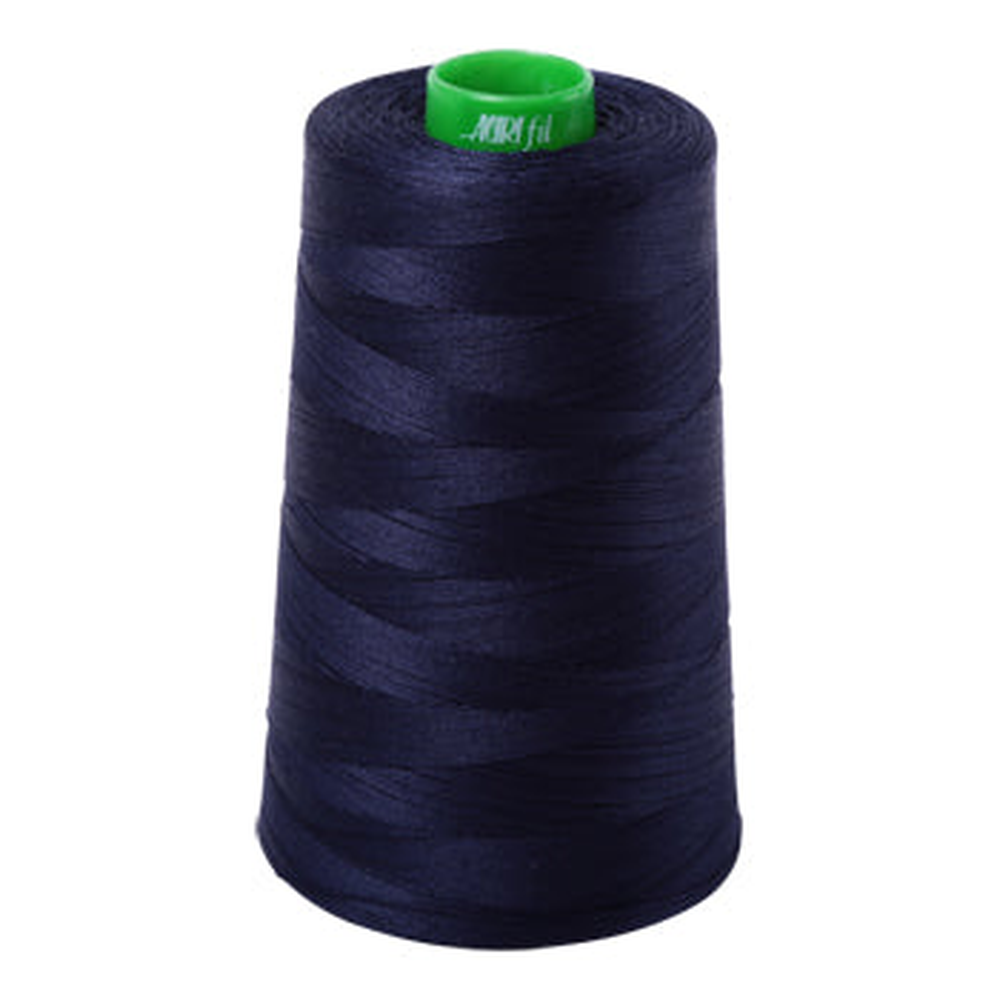 Aurifil embroidery thread spool in Very Dark Navy (2785) - 40wt 4700m