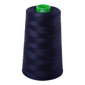 Aurifil embroidery thread spool in Very Dark Navy (2785) - 40wt 4700m