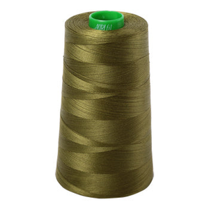 Aurifil embroidery thread spool in Very Dark Olive (2887) - 40wt 4700m