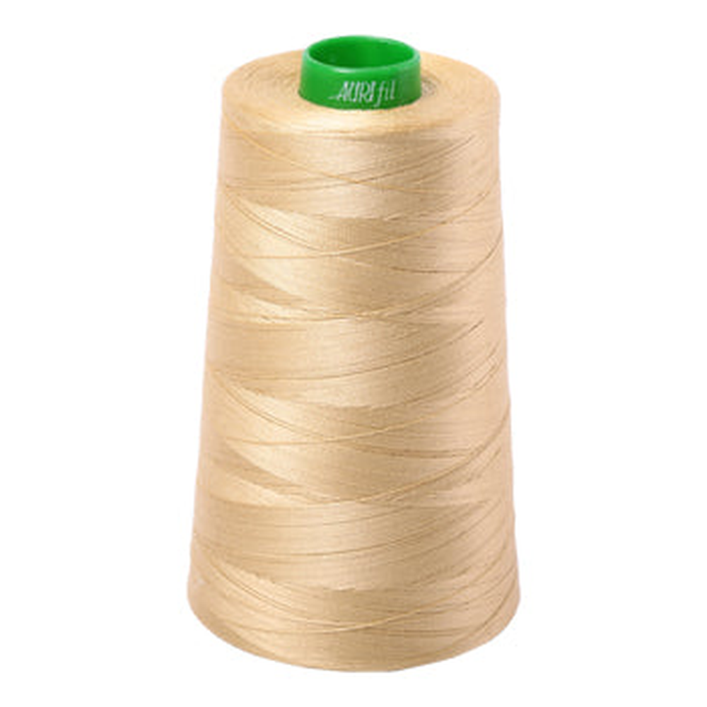Aurifil embroidery thread spool in Very Light Brass (2915) - 40wt 4700m