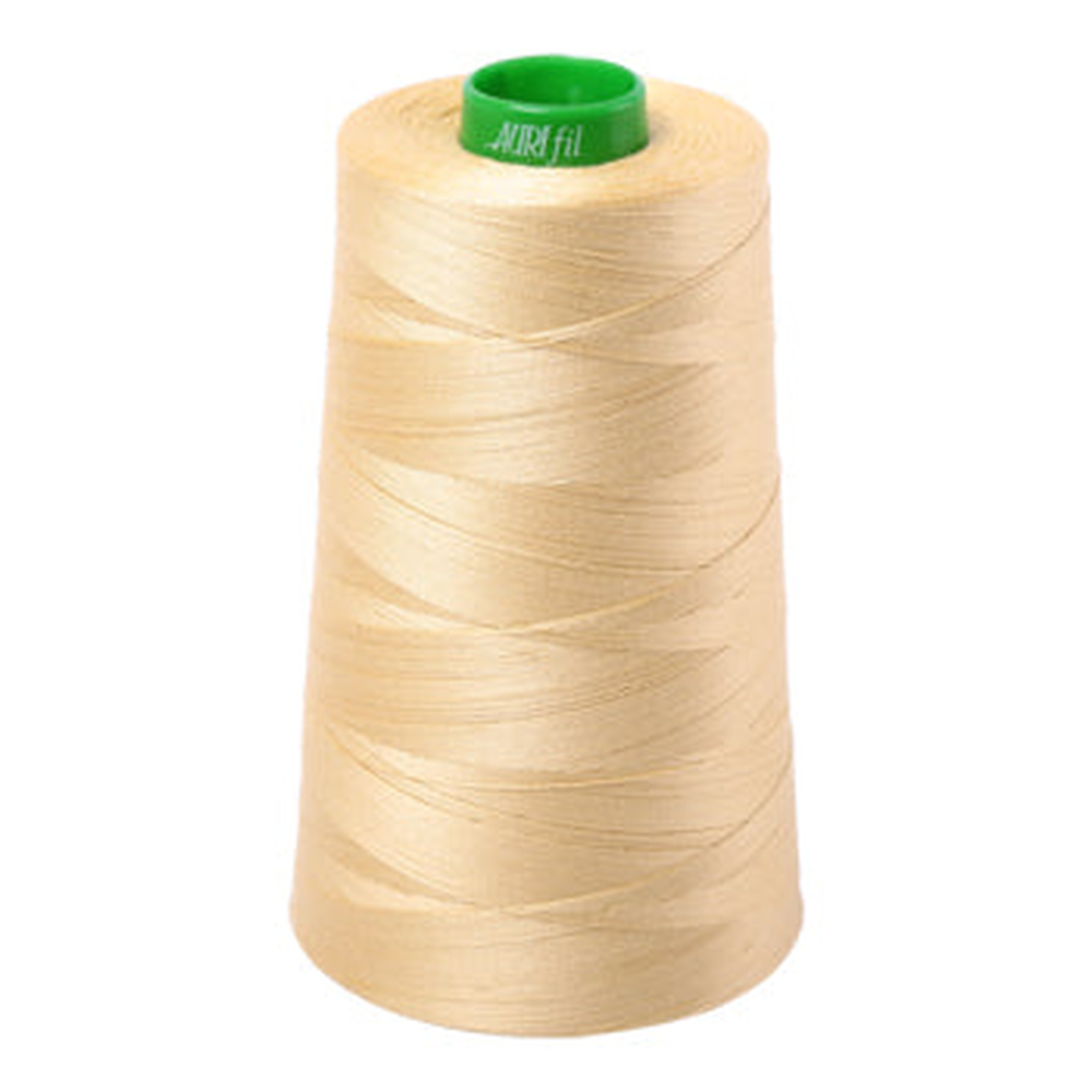 Aurifil embroidery thread spool in Wheat (2125) - 40wt 4700m