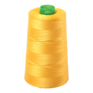 Aurifil embroidery thread spool in Yellow (2135) - 40wt 4700m