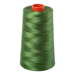 Aurifil embroidery thread spool in Dark Grass Green (5018) - 50wt 5900m