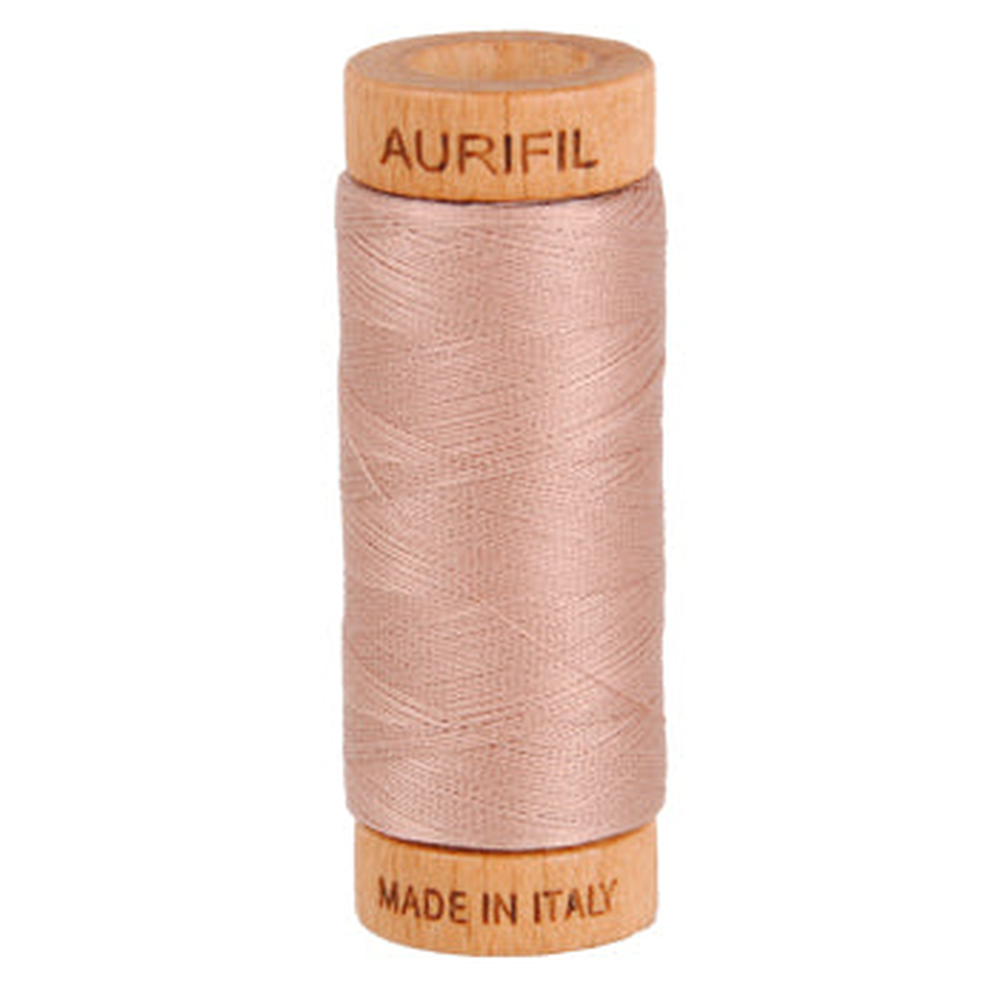 Aurifil embroidery thread spool in Antique Blush (2375) - 80wt 274m