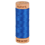 Aurifil embroidery thread spool in Dark Cobalt (2740) - 80wt 274m