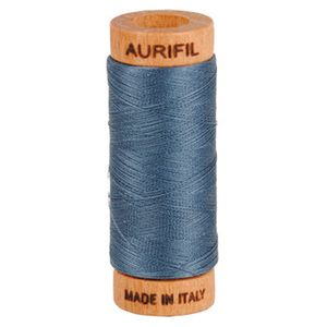 Aurifil embroidery thread spool in Dark Grey (1246) - 80wt 274m