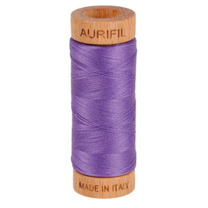 Aurifil embroidery thread spool in Dusty Lavander (1243) - 80wt 274m
