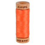 Aurifil embroidery thread spool in Dusty Orange (1154) - 80wt 274m