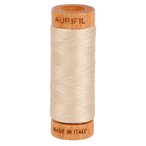 Aurifil embroidery thread spool in Ermine (2312) - 80wt 274m
