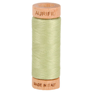 Aurifil embroidery thread spool in Light Avocado (2886) - 80wt 274m