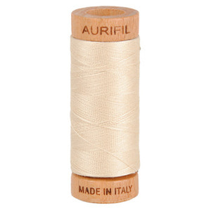 Aurifil embroidery thread spool in Light Beige (2310) - 80wt 274m