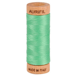 Aurifil embroidery thread spool in Light Emerald (2860) - 80wt 274m