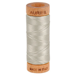 Aurifil embroidery thread spool in Light Grey (5021) - 80wt 274m