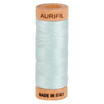 Aurifil embroidery thread spool in Light Grey Blue (5007) - 80wt 274m