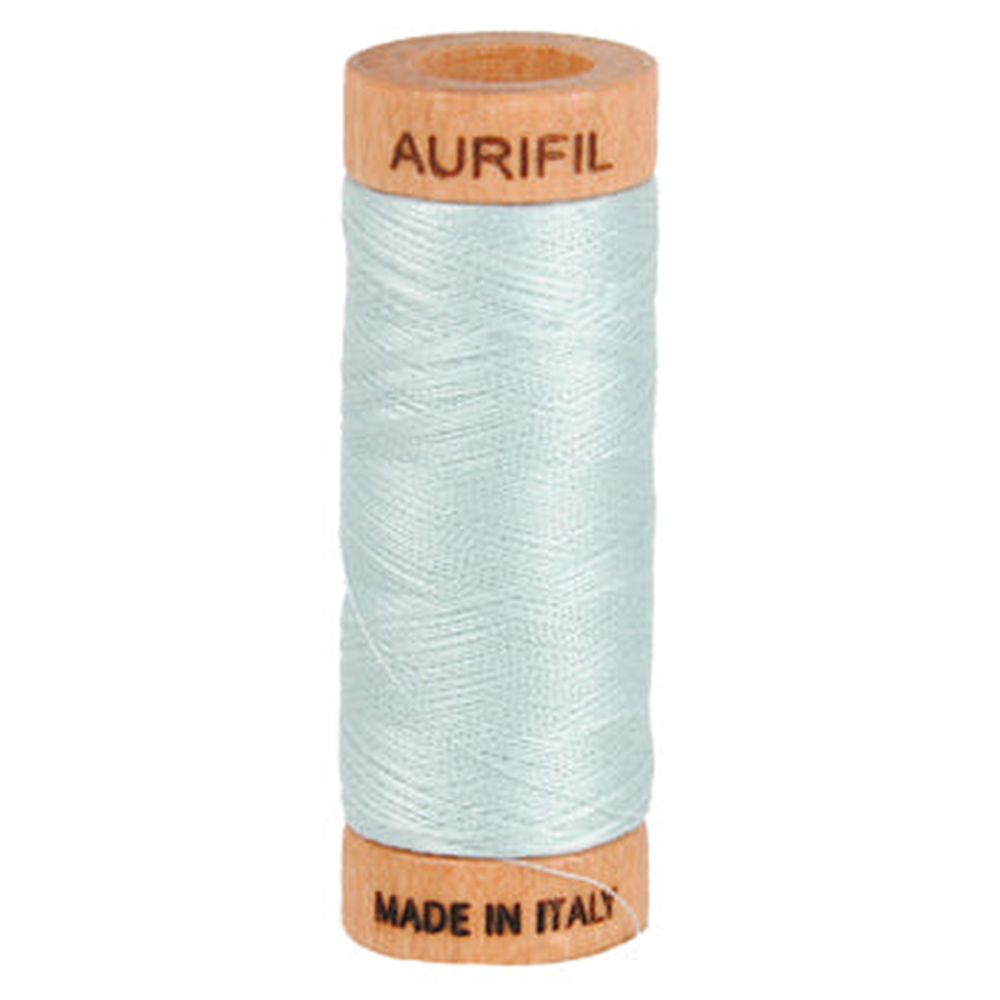 Aurifil embroidery thread spool in Light Grey Blue (5007) - 80wt 274m
