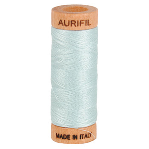 Aurifil embroidery thread spool in Light Grey Blue (5007) - 80wt 274m