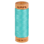 Aurifil embroidery thread spool in Light Jade (1148) - 80wt 274m