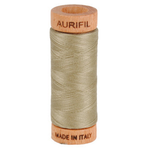 Aurifil embroidery thread spool in Light Kakhy Green (2900) - 80wt 274m
