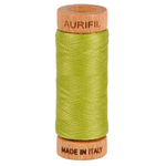 Aurifil embroidery thread spool in Light Leaf Green (1147) - 80wt 274m