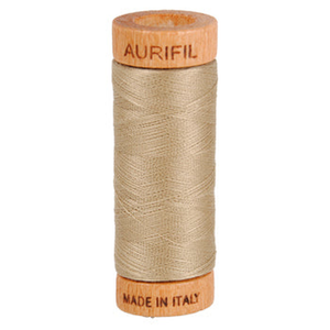 Aurifil embroidery thread spool in Linen (2325) - 80wt 274m