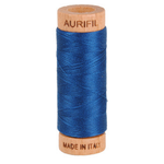 Aurifil embroidery thread spool in Medium Delft Blue (2783) - 80wt 274m