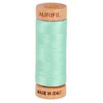 Aurifil embroidery thread spool in Medium Mint (2835) - 80wt 274m