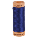 Aurifil embroidery thread spool in Midnight (2745) - 80wt 274m