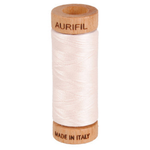 Aurifil embroidery thread spool in Oyster (2405) - 80wt 274m