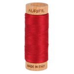 Aurifil embroidery thread spool in Red Wine (2260) - 80wt 274m