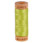 Aurifil embroidery thread spool in Spring Green (1231) - 80wt 274m