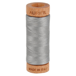 Aurifil embroidery thread spool in Stainless Steel (2620) - 80wt 274m