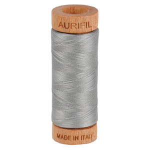 Aurifil embroidery thread spool in Stainless Steel (2620) - 80wt 274m