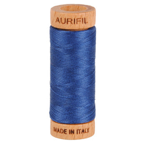 Aurifil embroidery thread spool in Steel Blue (2775) - 80wt 274m