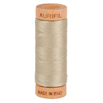 Aurifil embroidery thread spool in Stone (2324) - 80wt 274m