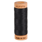Aurifil embroidery thread spool in Very Dark Green (4241) - 80wt 274m